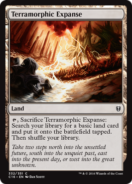 Terramorphic Expanse (Commander 2016 Edition) Light Play