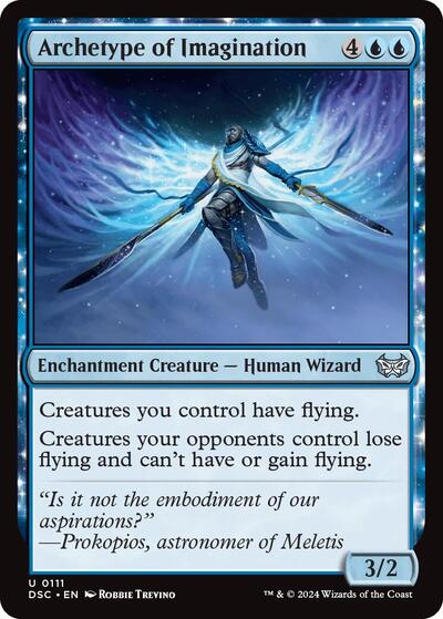 Archetype of Imagination (Commander: Duskmourn: House of Horror) Light Play