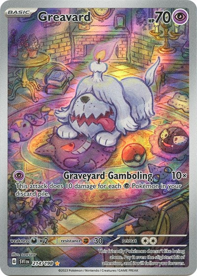 Greavard - 214 (Scarlet and Violet: Base Set) Near Mint Holofoil