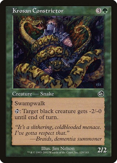 Krosan Constrictor (Torment) Medium Play