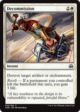 Decommission (Aether Revolt) Light Play