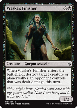 Vraska's Finisher (War of the Spark) Light Play