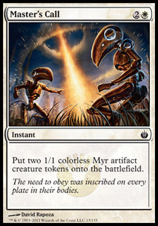 Master's Call (Mirrodin Besieged) Light Play