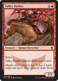 Valley Dasher (Khans of Tarkir) Light Play