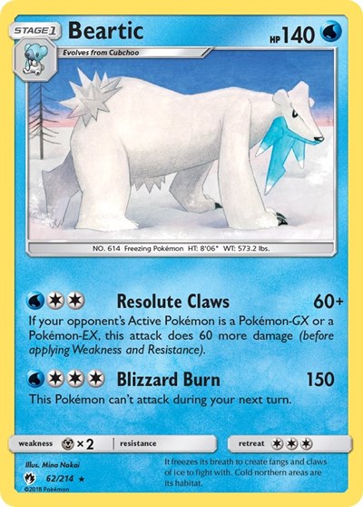 Beartic (SM - Lost Thunder) Light Play