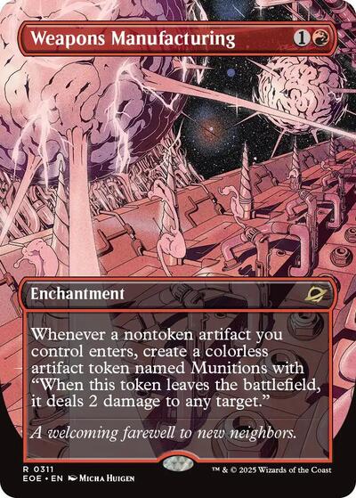 Weapons Manufacturing (Borderless) (Edge of Eternities) Light Play