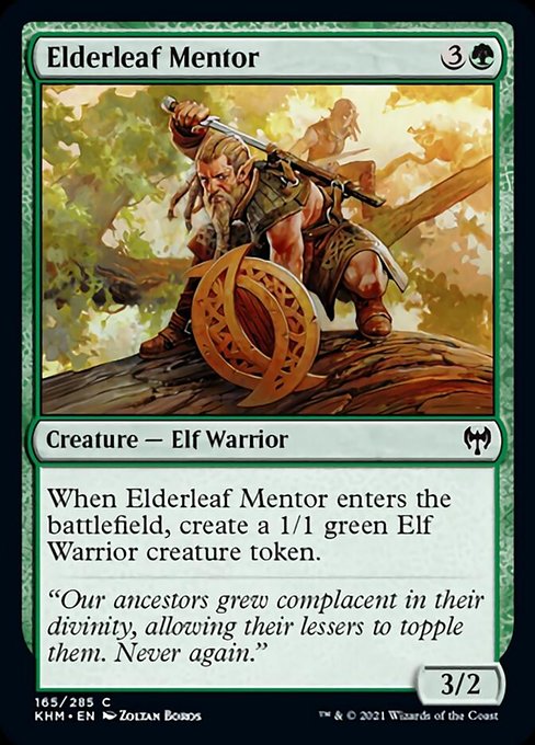 Elderleaf Mentor (Kaldheim) Light Play