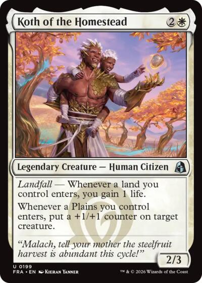 Koth of the Homestead (Reality Fracture) Light Play Foil