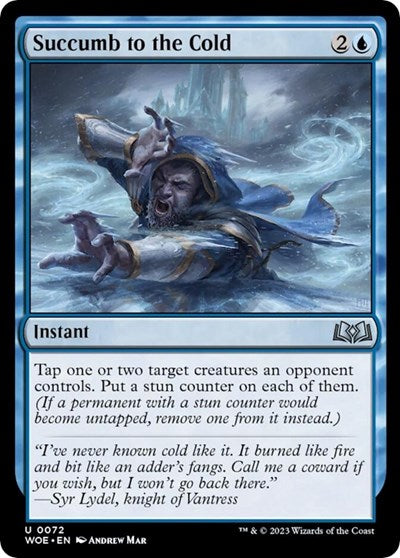 Succumb to the Cold (Wilds of Eldraine) Light Play