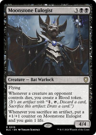 Moonstone Eulogist (Commander: Bloomburrow) Medium Play