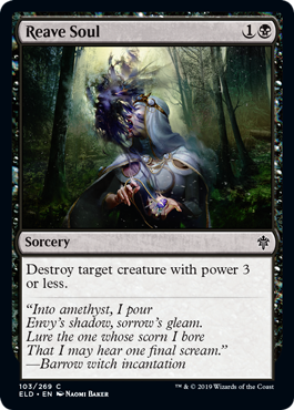 Reave Soul (Throne of Eldraine) Light Play Foil