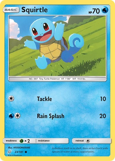 Squirtle (23) (SM - Team Up) Medium Play