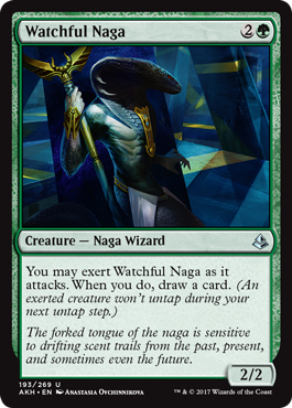 Watchful Naga (Amonkhet) Light Play