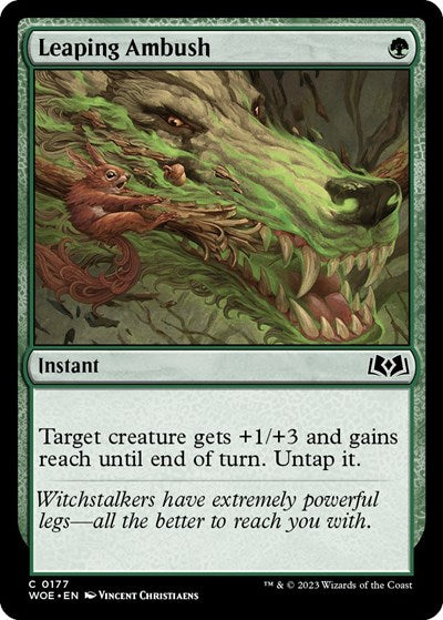 Leaping Ambush (Wilds of Eldraine) Light Play