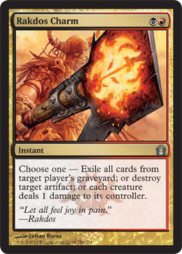 Rakdos Charm (Return to Ravnica) Damaged / Poor