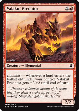 Valakut Predator (Battle for Zendikar) Light Play