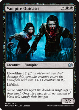Vampire Outcasts (Modern Masters 2015) Light Play