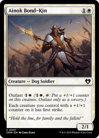 Ainok Bond-Kin (Commander Masters) Light Play