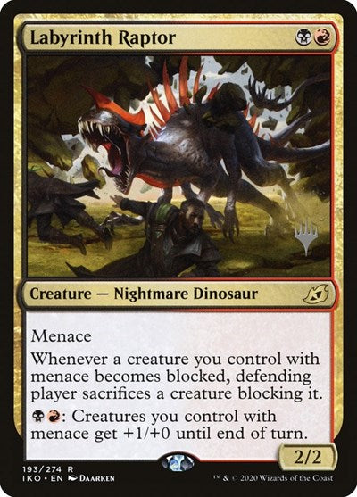 Labyrinth Raptor (Promo Pack: Ikoria) Light Play
