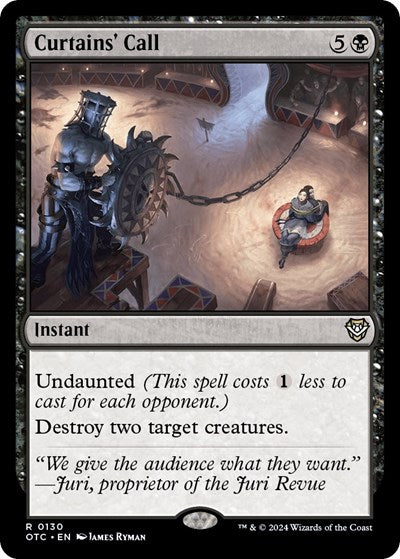 Curtains' Call (Commander: Outlaws of Thunder Junction) Light Play