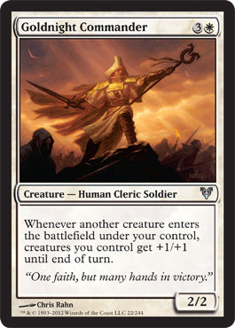 Goldnight Commander (Avacyn Restored) Light Play Foil