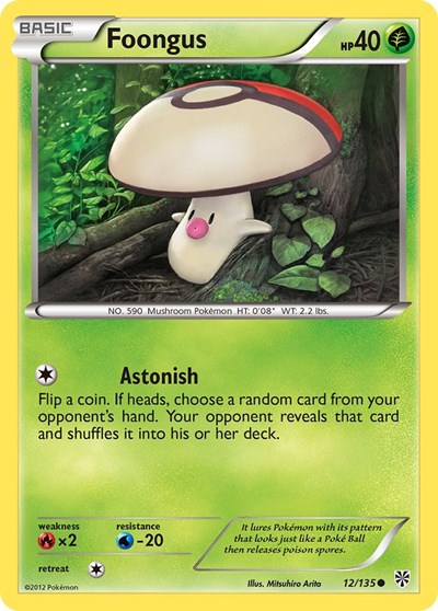 Foongus (Plasma Storm) Light Play Reverse Holofoil