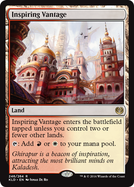 Inspiring Vantage (Kaladesh) Light Play Foil