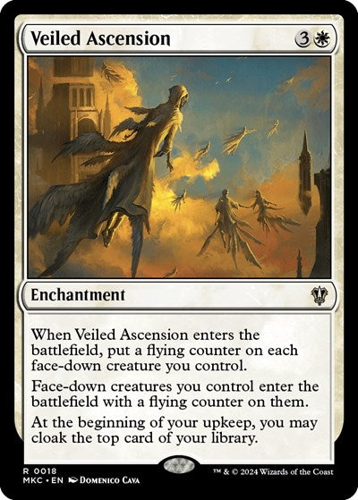 Veiled Ascension (Commander: Murders at Karlov Manor) Light Play