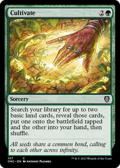 Cultivate (Commander: Phyrexia: All Will Be One) Light Play