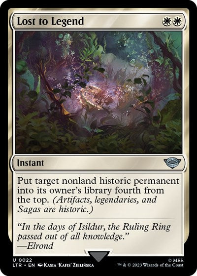 Lost to Legend (Universes Beyond: The Lord of the Rings: Tales of Middle-earth) Light Play