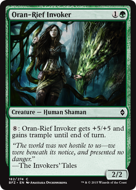 Oran-Rief Invoker (Battle for Zendikar) Medium Play