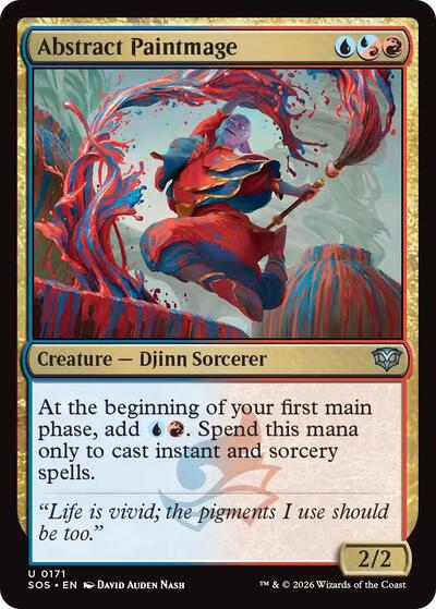 Abstract Paintmage (Secrets of Strixhaven) Light Play