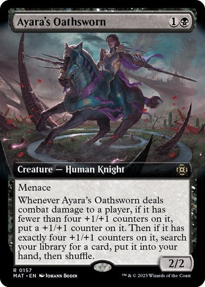 Ayara's Oathsworn (Extended Art) (March of the Machine: The Aftermath) Light Play