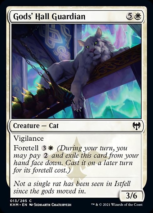 Gods' Hall Guardian (Kaldheim) Light Play Foil