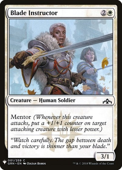 Blade Instructor (Mystery Booster) Light Play