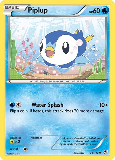 Piplup (Legendary Treasures) Medium Play