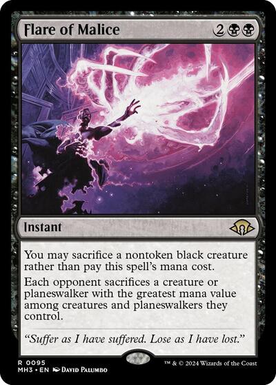 Flare of Malice (Modern Horizons 3) Light Play Foil