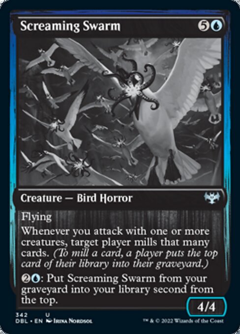 Screaming Swarm (Innistrad: Double Feature) Light Play