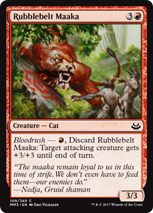 Rubblebelt Maaka (Modern Masters 2017) Light Play