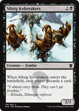 Sibsig Icebreakers (Dragons of Tarkir) Light Play