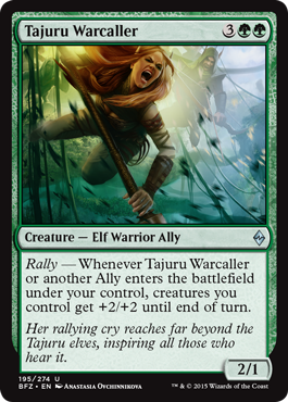 Tajuru Warcaller (Battle for Zendikar) Light Play