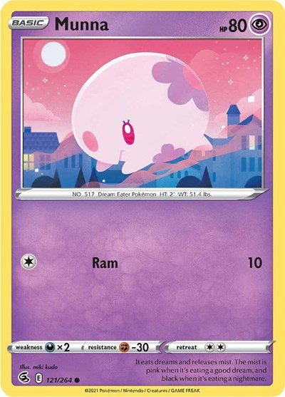 Munna (SWSH08: Fusion Strike) Light Play