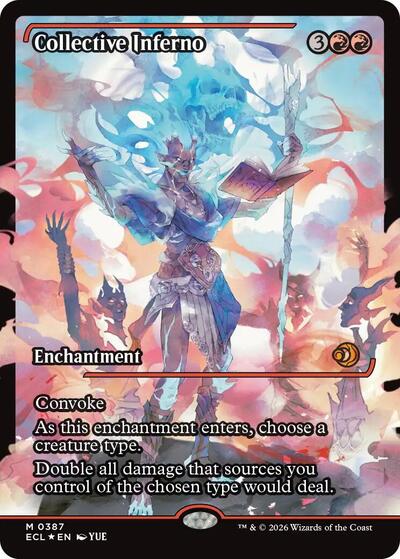 Collective Inferno (Showcase) (Lorwyn Eclipsed) Near Mint Foil