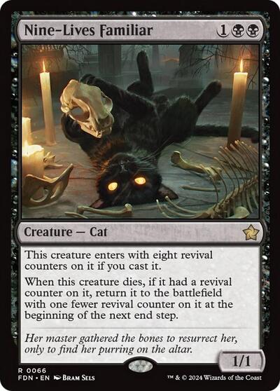 Nine-Lives Familiar (Foundations) Light Play