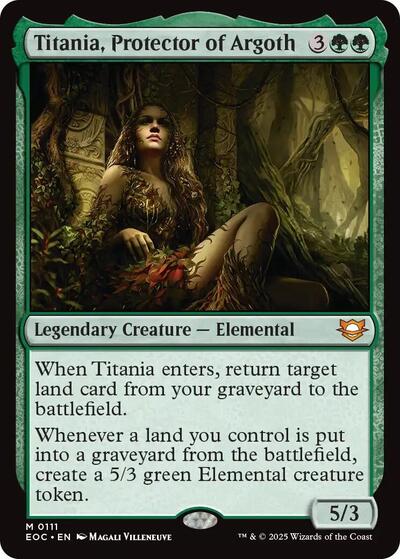 Titania, Protector of Argoth (Commander: Edge of Eternities) Light Play