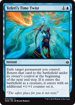 Teferi's Time Twist (War of the Spark) Light Play