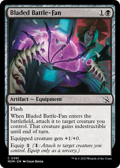 Bladed Battle-Fan (March of the Machine) Light Play