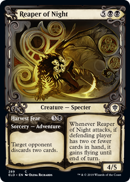 Reaper of Night (Showcase) (Throne of Eldraine) Light Play Foil