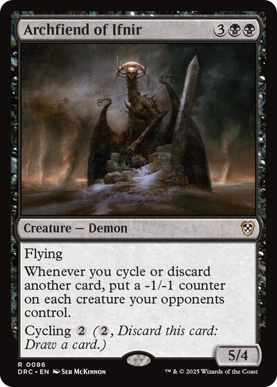 Archfiend of Ifnir (Commander: Aetherdrift) Light Play