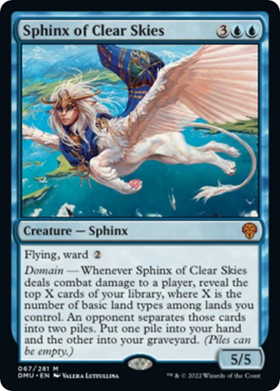 Sphinx of Clear Skies (Dominaria United) Light Play